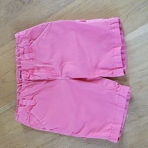 Pink Bermuda shorts 7/8
